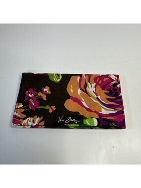 Vera Bradley English Rose Checkbook Cover